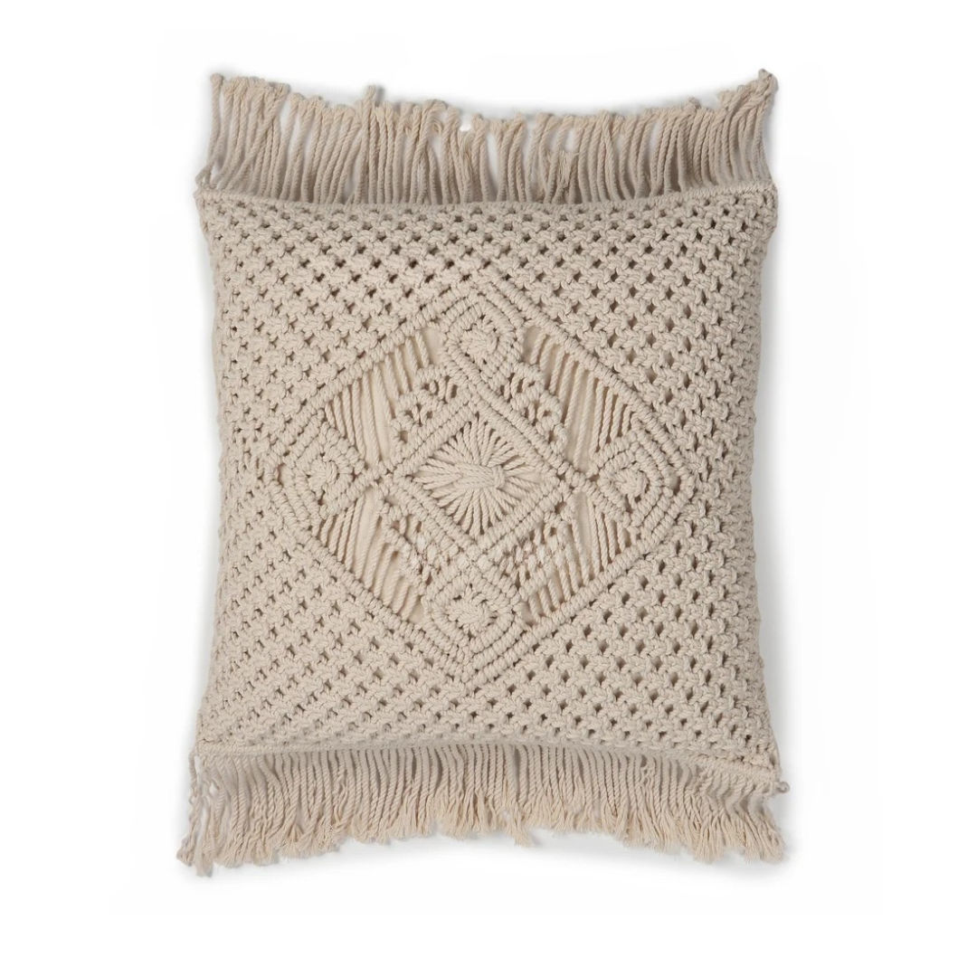 Stylish Macrame Decorative Pillow Case